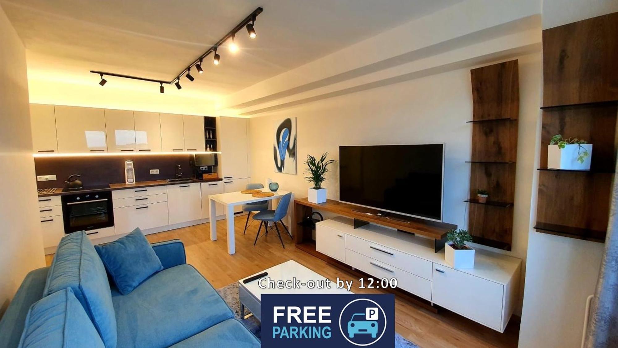 Luxury Apartment Vbloku Praag Buitenkant foto