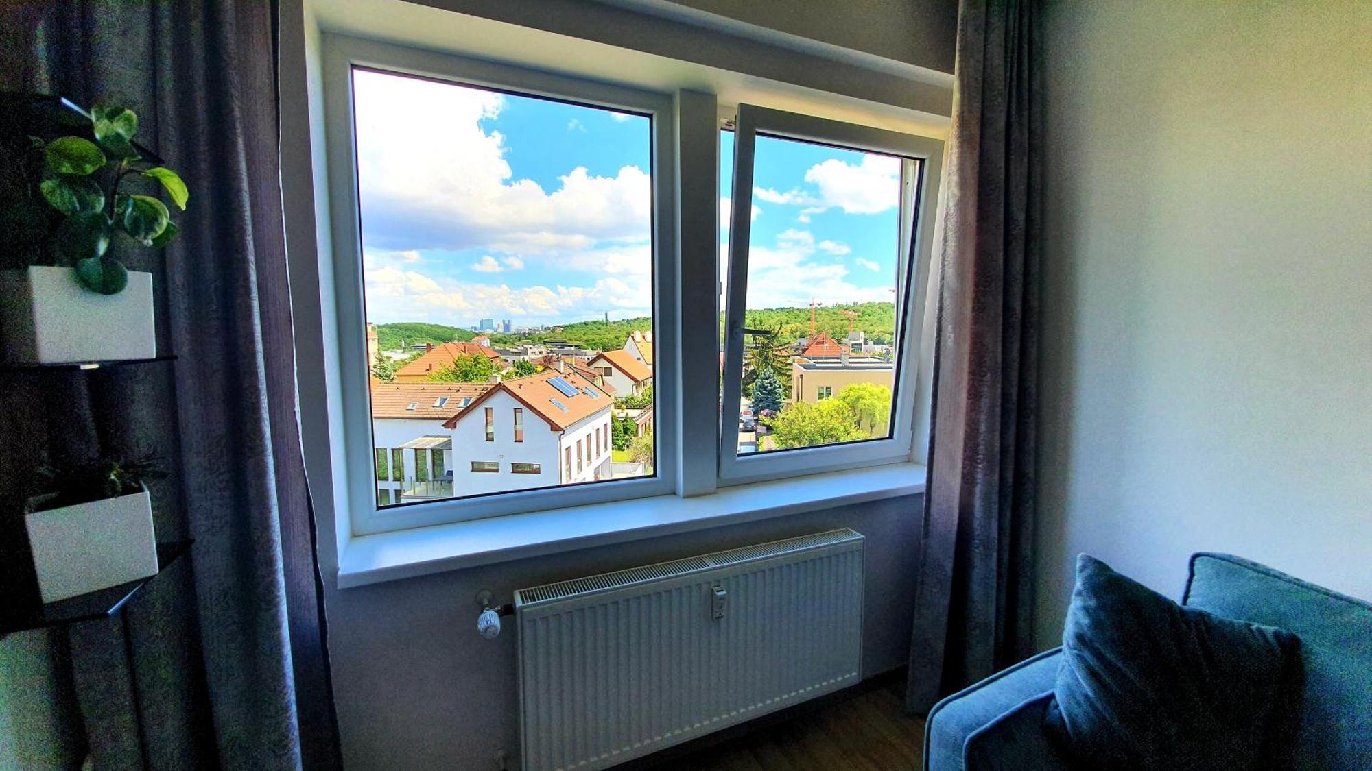 Luxury Apartment Vbloku Praag Buitenkant foto